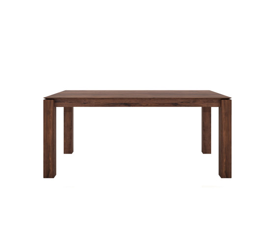 Walnut slice extendable dining table | Tables de repas | Ethnicraft