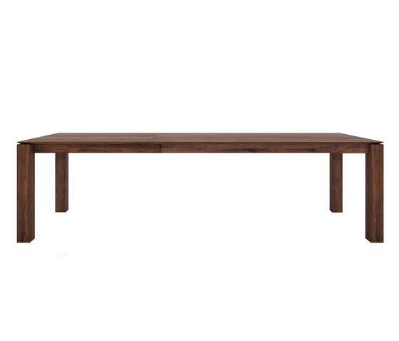 Walnut slice extendable dining table | Tables de repas | Ethnicraft