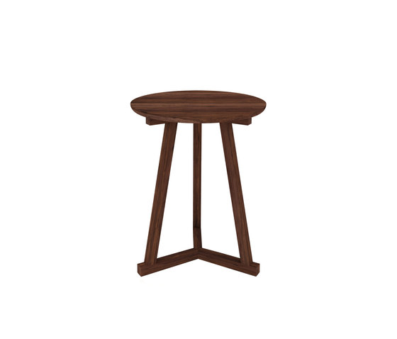 Walnut Tripod side table | Tavolini alti | Ethnicraft
