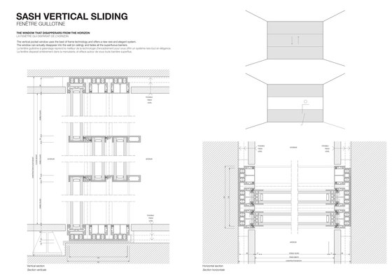 Sash vertical sliding | Sistemi finestre | OTIIMA | MUCH MORE THAN A WINDOW