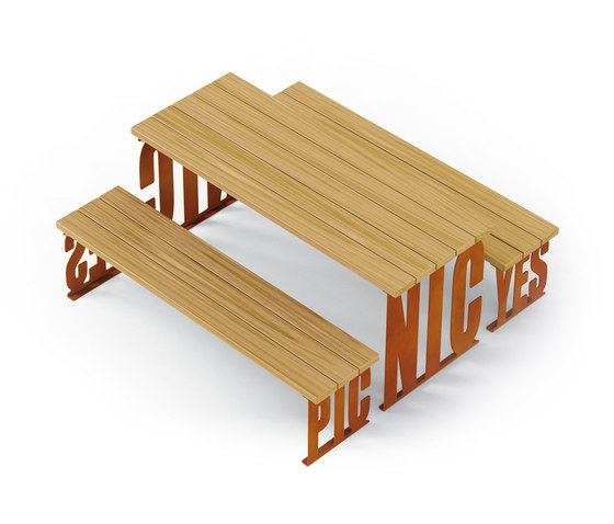 Pic Nic | Table-seat combinations | Metalco
