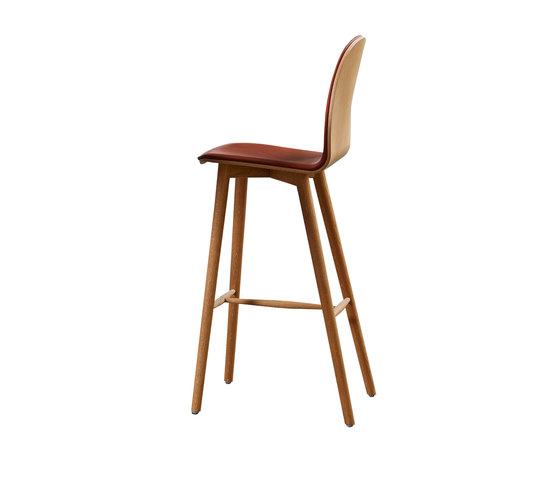 Nam Nam Wood Bar Stool upholstered | Bar stools | 8000C