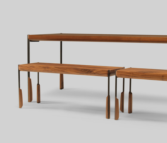 altai dining table and bench | Sistemas de mesas sillas | Skram