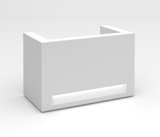 Blok Reception Desk Configuration 1 | Theken | Isomi