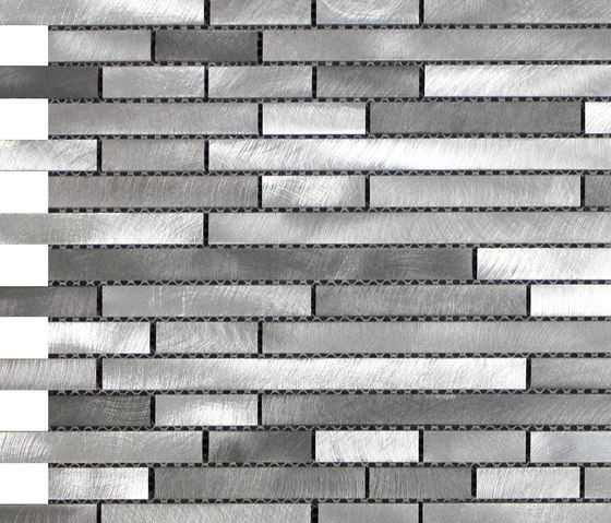 Future malla acero plata | Ceramic mosaics | KERABEN