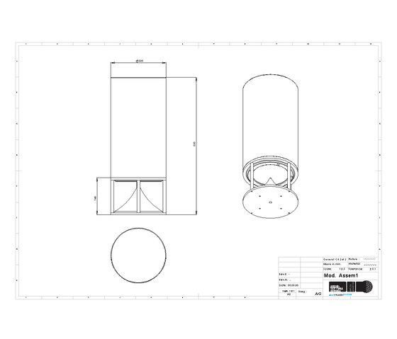 Cylinder Tall teak by Architettura Sonora | Speakers