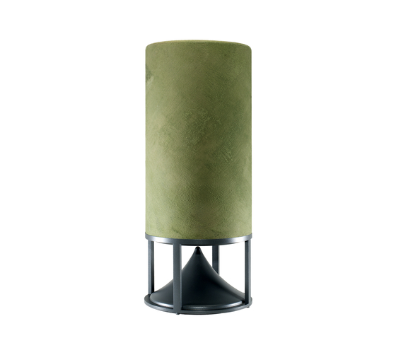 Cylinder Tall terracotta moss | Haut-parleurs | Architettura Sonora