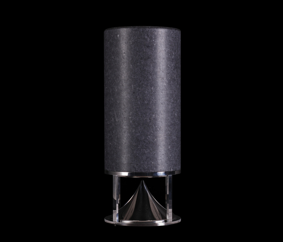 Cylinder Tall premium stones granite | Speakers | Architettura Sonora