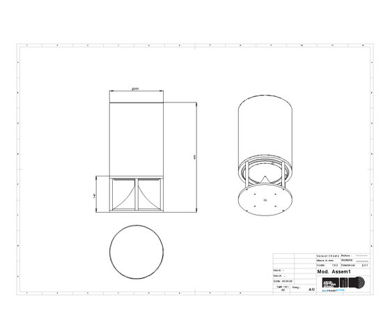 Cylinder Medium concrete grey | Haut-parleurs | Architettura Sonora