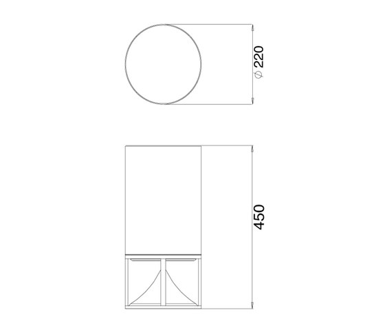 Cylinder Medium solid surface | Haut-parleurs | Architettura Sonora