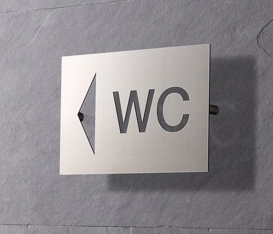 Hinweisschild WC PWC PFL S | Piktogramme / Beschriftungen | PHOS Design