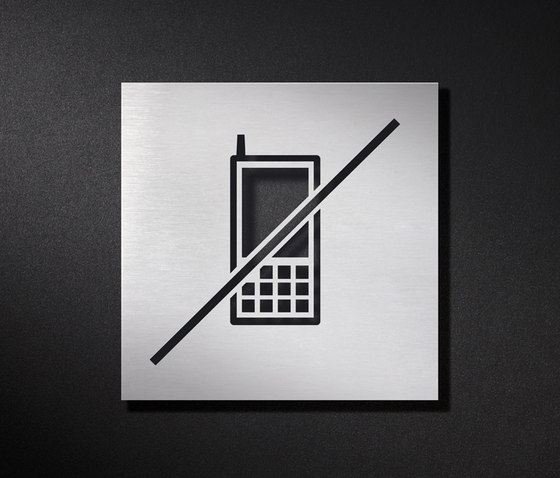 Cartello di divieto di utilizzo dei telefoni cellulari | Pittogrammi / Cartelli | PHOS Design