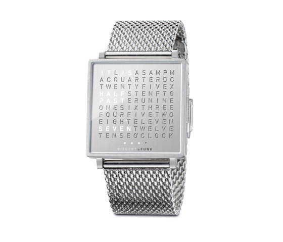QLOCKTWO® W Fine Steel | Wrist watches | QLOCKTWO