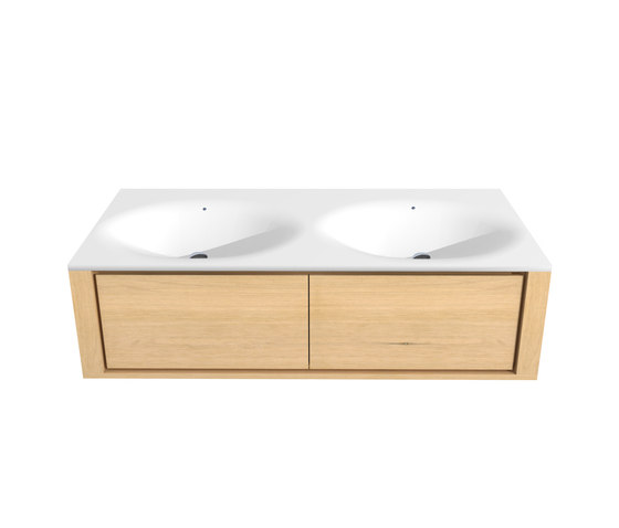 Qualitime Hanging structure & Corian Top | Meubles sous-lavabo | Ethnicraft