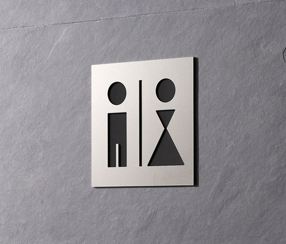 Hinweisschild WC | Symbols / Signs | PHOS Design