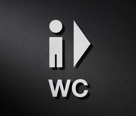 WC pictogram for men | Symbols / Signs | PHOS Design