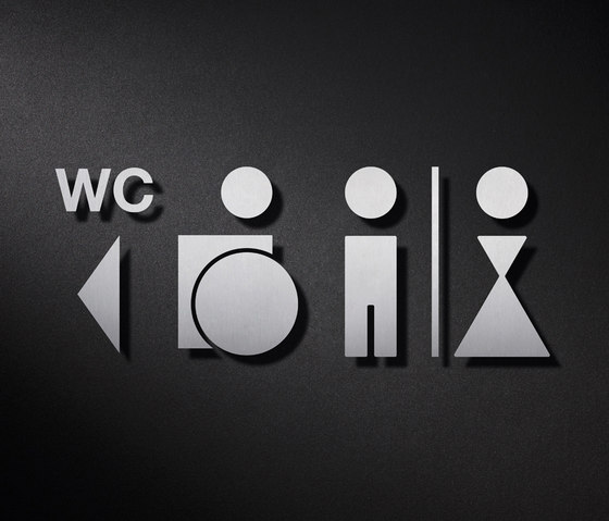 Piktogramm WC | Piktogramme / Beschriftungen | PHOS Design