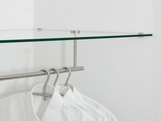 Niche wardrobe for underfloor installation from 50 to 120 cm - made to measure | Coat racks | PHOS Design