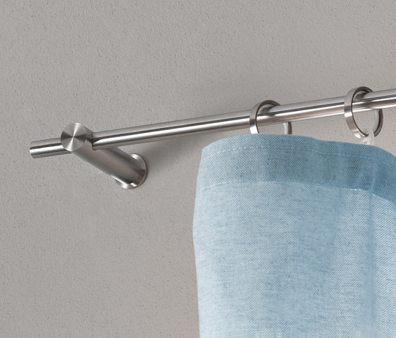 Rod holder for rod Ø12 mm (short wall distance) | Curtain rails | PHOS Design