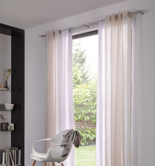 Curtain rod 100 cm double-running, set Ø12 mm, 2 holders | Curtain rails | PHOS Design