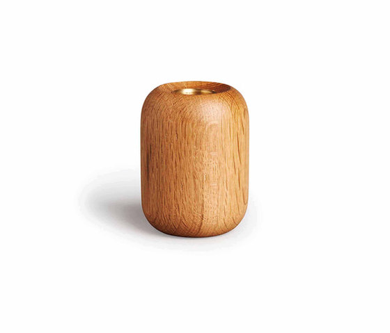 Balance Candle Holder Natural Oak Wood | Medium | Portacandele | NEW WORKS
