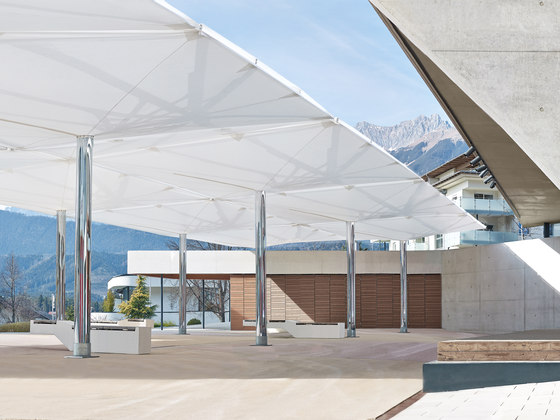 Type AV Double membrane umbrella | Textile buildings | MDT-tex