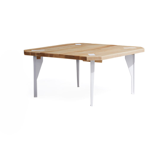 Keel Coffee Table Pine Square | Coffee tables | NEW WORKS