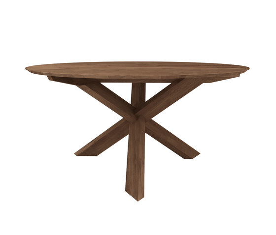 Teak circle dining table | Dining tables | Ethnicraft