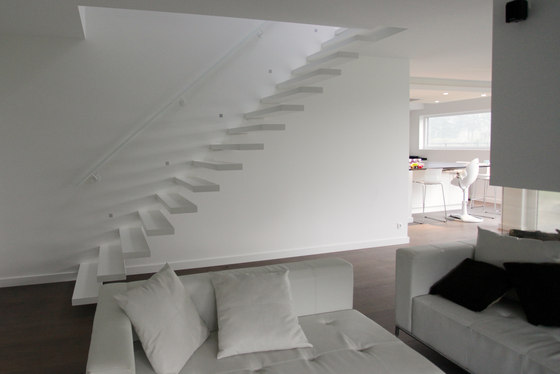 Floating Stairs Wood TRE-534 | Systèmes d'escalier | EeStairs