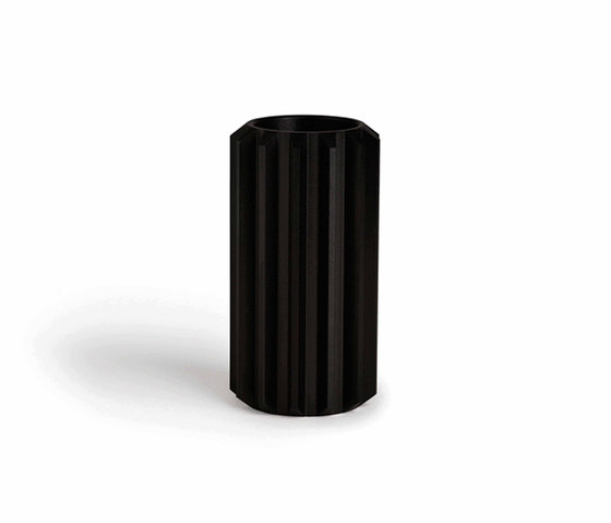 Gear Candle Holder Graphite Black Anodized Aluminium | Tall | Kerzenständer / Kerzenhalter | NEW WORKS