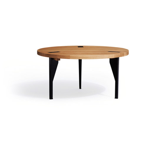 Keel Coffee Table Oak Round | Tables basses | NEW WORKS