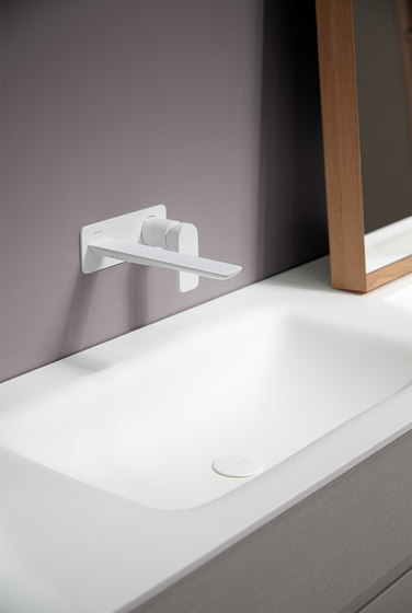 D2 Tapa con lavabo integrado en Corian® | Lavabos | Inbani