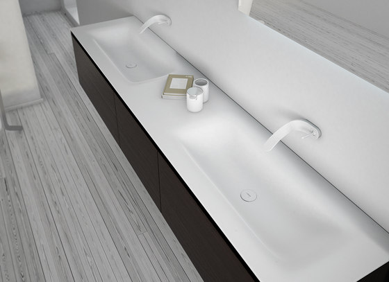 D3 Corian® Washbasin Countertop | Lavabos | Inbani