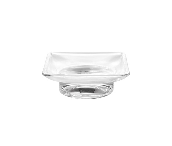 Divo Schale aus transparentem extraklar Glas für Art. A1510N | Seifenhalter | Inda