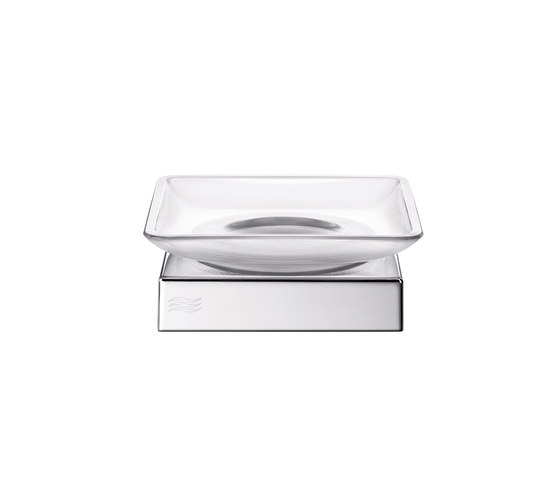 Divo Tabletop soap holder with glass dish | Soap holders / dishes | Inda