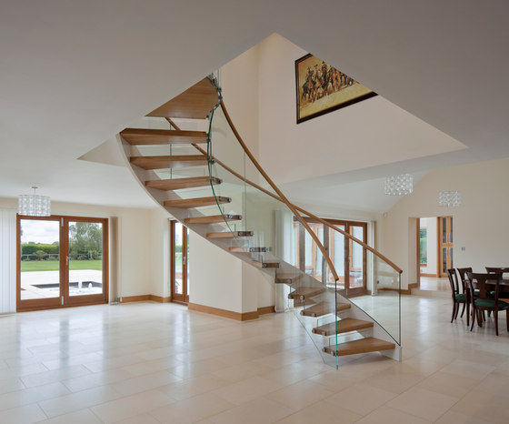 Floating Stairs Wood TWE-525 | Treppensysteme | EeStairs