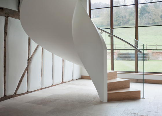 Helical Stairs Wood TWE-550 | Staircase systems | EeStairs