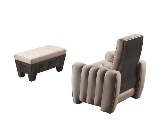 Gertrude reclining armchair | Armchairs | Promemoria