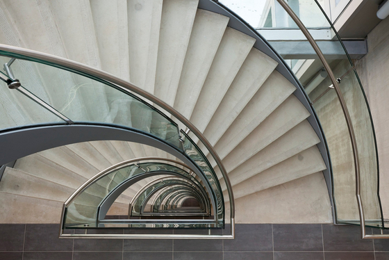 Helical Stairs Concrete TWE-547 | Staircase systems | EeStairs