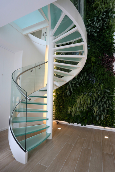 Spiral Stairs Glass TSE-636 | Staircase systems | EeStairs