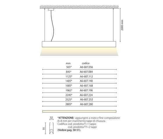Fusion Pro/Pro Light monodiffusione sistema sospensione | Suspended lights | Aqlus