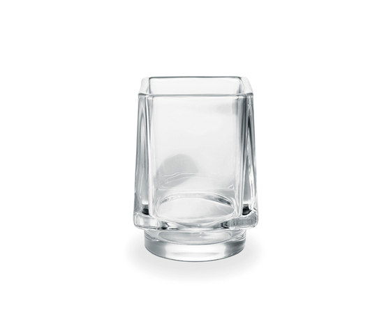 Mito Bicchiere in vetro extrachiaro trasparente per art. A2010N | Portaspazzolini | Inda