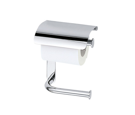 Hotellerie Double paper holder, with cover | Paper roll holders | Inda