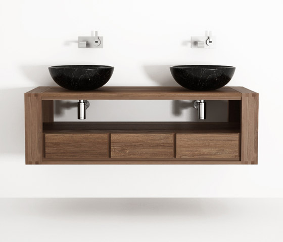Max DOUBLE HANGING BASIN 3 DRAWERS | Wall cabinets | Karpenter