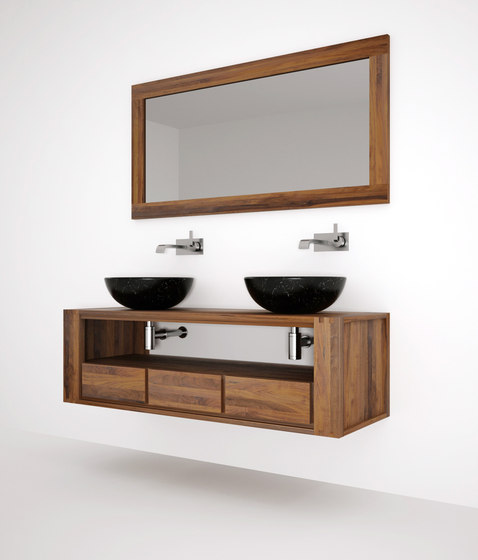 Max DOUBLE HANGING BASIN 3 DRAWERS | Wall cabinets | Karpenter
