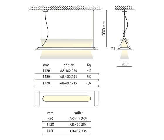Level 2x Classic direct/indirect light suspension | Pendelleuchten | Aqlus