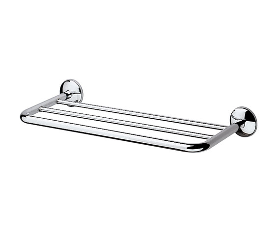 Hotellerie Bath towel rack, center distance 50 cm | Towel rails | Inda