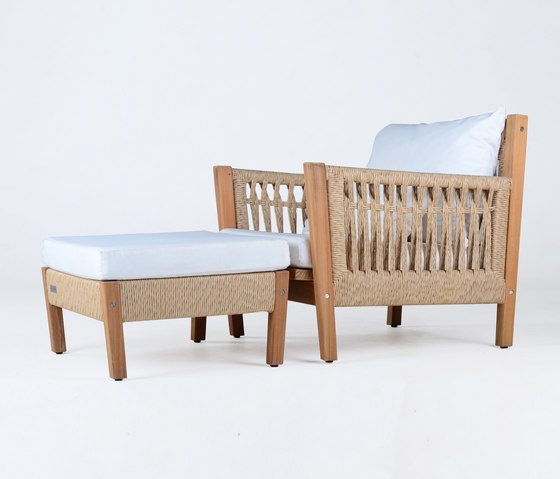 Planar Deep Seater with Ottoman | Sillones | Wintons Teak