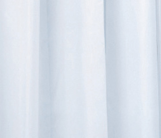 Hotellerie Rideau en polyestère (PE) imperméabilisé, couleur unie avec 8 crochets | Rideaux de douche | Inda