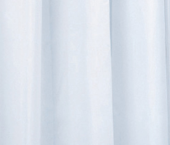 Hotellerie Rideau en polyestère (PE) imperméabilisé, couleur unie avec 12 crochets | Rideaux de douche | Inda